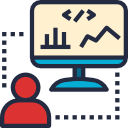 Business intelligence Icon Pack | Lineal color | 36 .SVG Icons